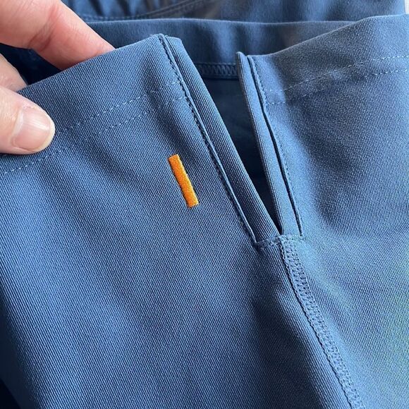 Lucy- Tech Blue Wide Leg Yoga Pants Size Medium - Picture 6 of 6